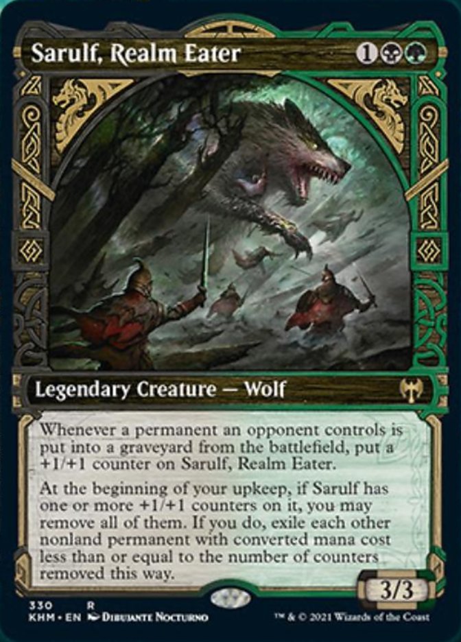 Sarulf, Realm Eater (Showcase) [Kaldheim] | Mega City Incorporated