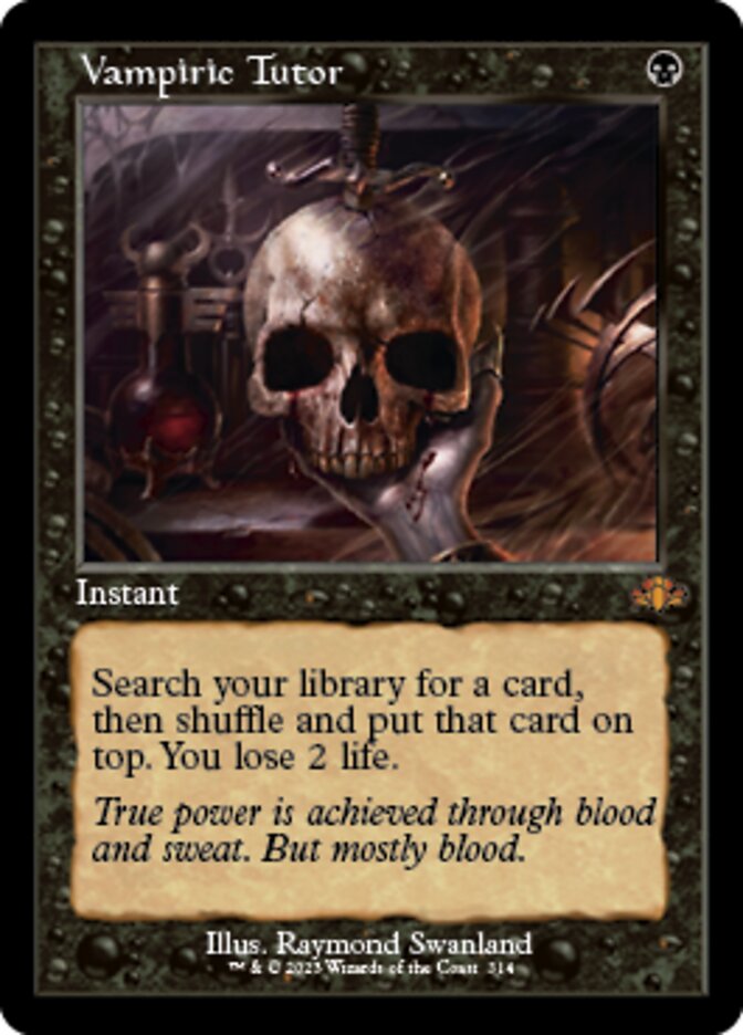 Vampiric Tutor (Retro) [Dominaria Remastered] | Mega City Incorporated