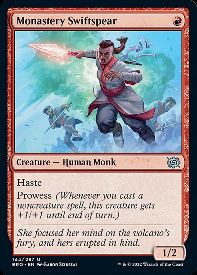 Monastery Swiftspear [The Brothers' War] | Mega City Incorporated