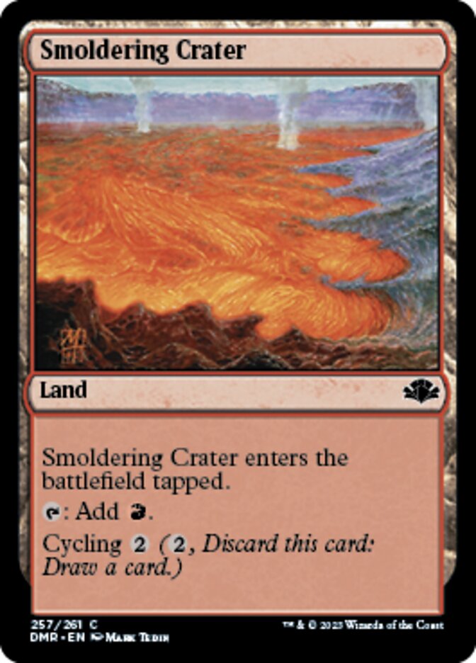 Smoldering Crater [Dominaria Remastered] | Mega City Incorporated