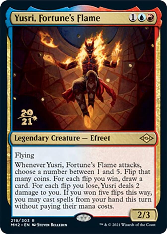 Yusri, Fortune's Flame [Modern Horizons 2 Prerelease Promos] | Mega City Incorporated