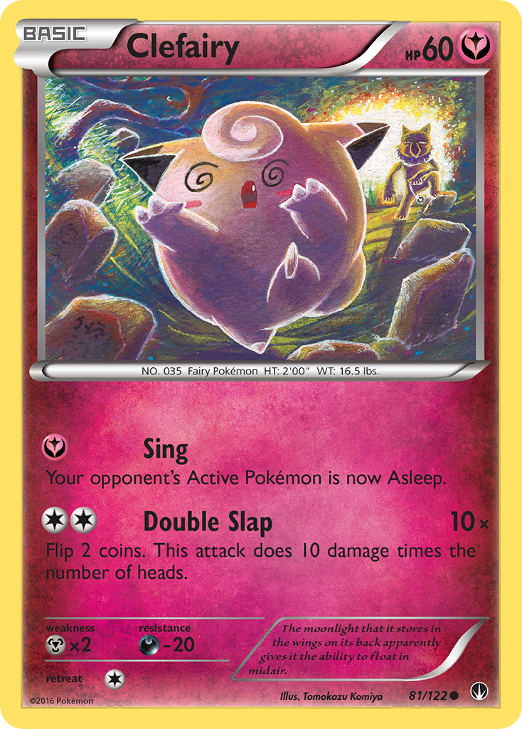 Clefairy (81/122) [XY: BREAKpoint] | Mega City Incorporated