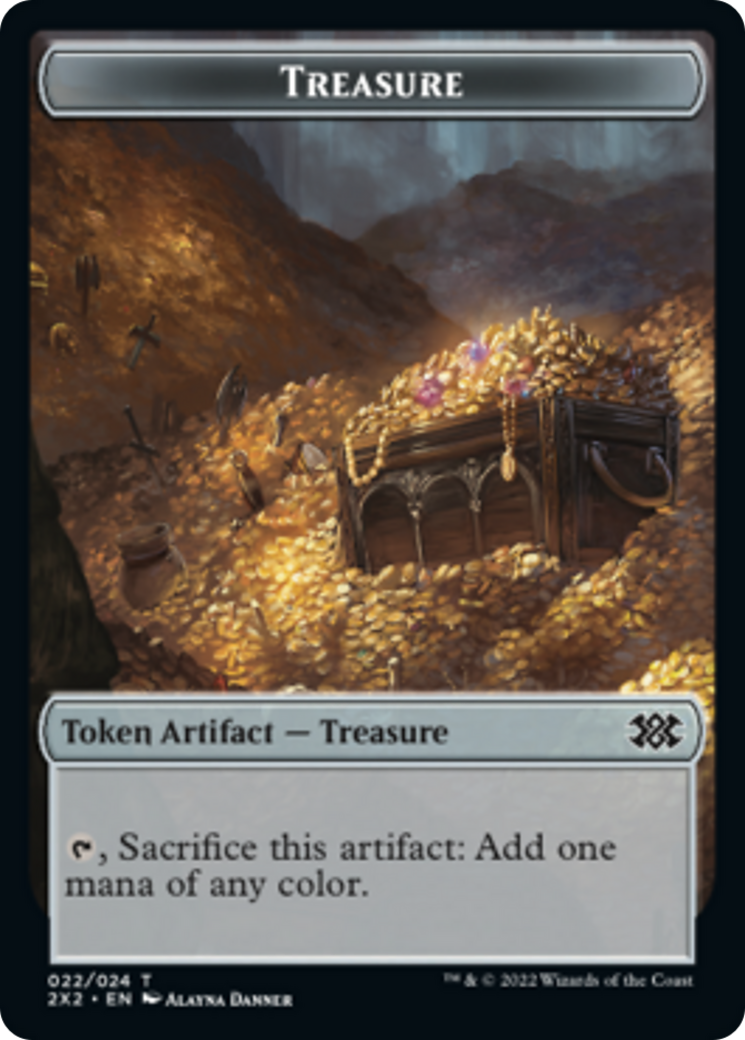 Egg // Treasure Double-sided Token [Double Masters 2022 Tokens] | Mega City Incorporated