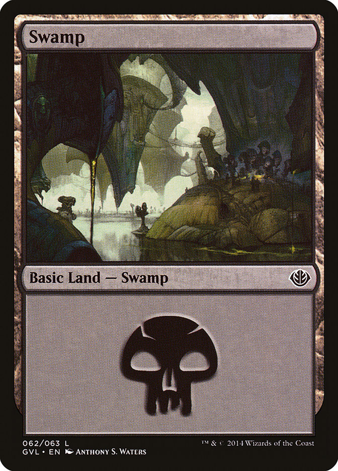 Swamp (62) (Garruk vs. Liliana) [Duel Decks Anthology] | Mega City Incorporated