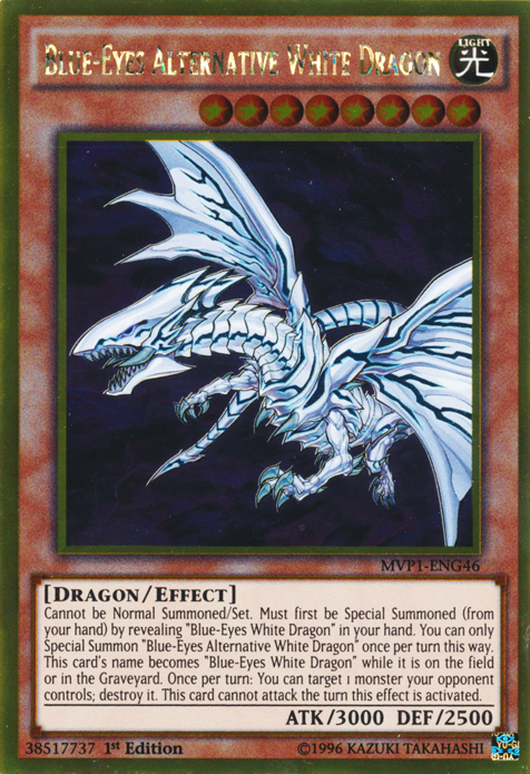 Blue-Eyes Alternative White Dragon [MVP1-ENG46] Gold Rare | Mega City Incorporated