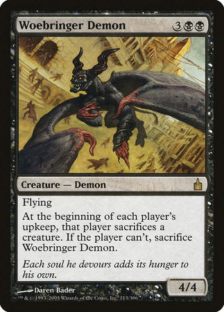 Woebringer Demon [Ravnica: City of Guilds] | Mega City Incorporated