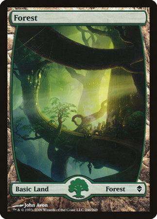 Forest (246) - Full Art [Zendikar] | Mega City Incorporated