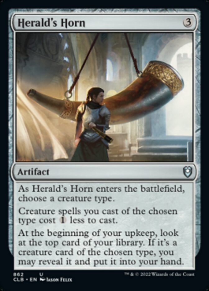 Herald's Horn [Commander Legends: Battle for Baldur's Gate] | Mega City Incorporated