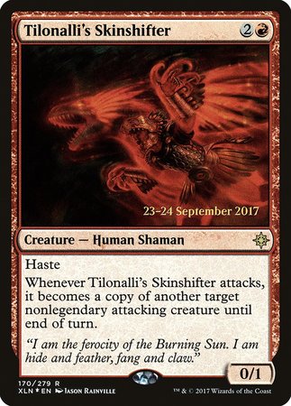 Tilonalli's Skinshifter [Ixalan Promos] | Mega City Incorporated