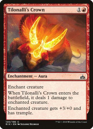 Tilonalli's Crown [Rivals of Ixalan] | Mega City Incorporated