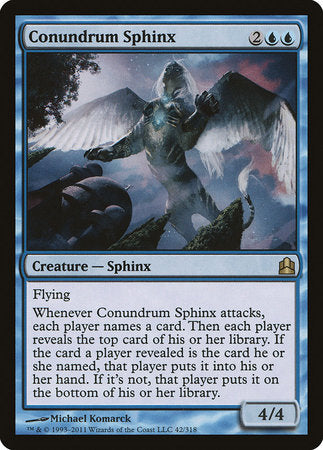 Conundrum Sphinx [Commander 2011] | Mega City Incorporated