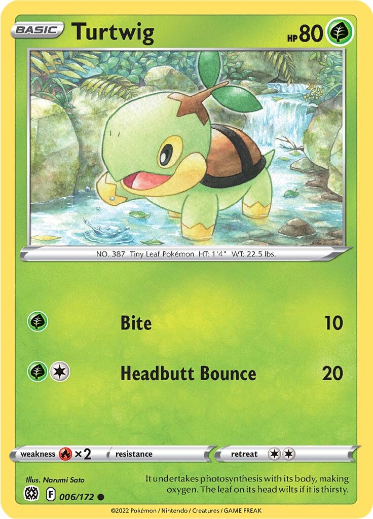 Turtwig (006/172) [Sword & Shield: Brilliant Stars] | Mega City Incorporated