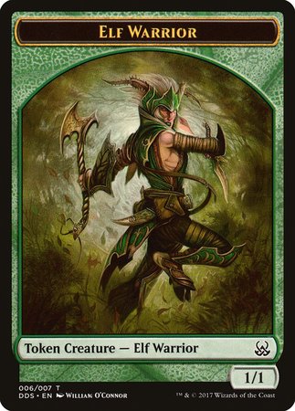 Elf Warrior Token [Duel Decks: Mind vs. Might Tokens] | Mega City Incorporated