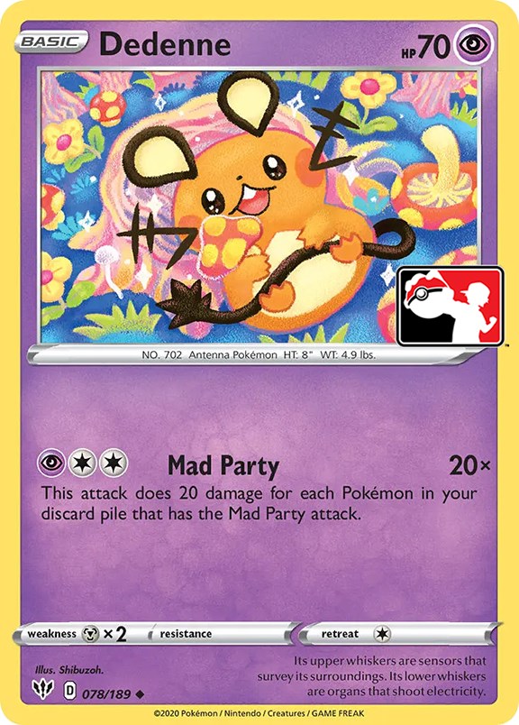 Dedenne (078/189) [Prize Pack Series One] | Mega City Incorporated