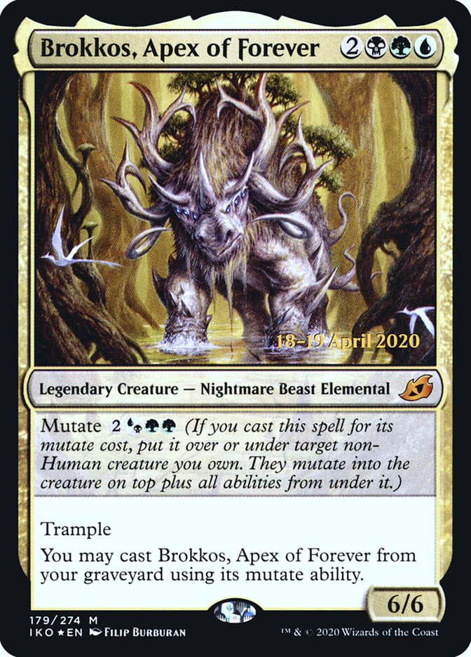 Brokkos, Apex of Forever  [Ikoria: Lair of Behemoths Prerelease Promos] | Mega City Incorporated