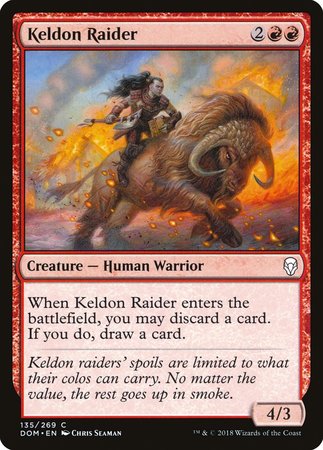 Keldon Raider [Dominaria] | Mega City Incorporated