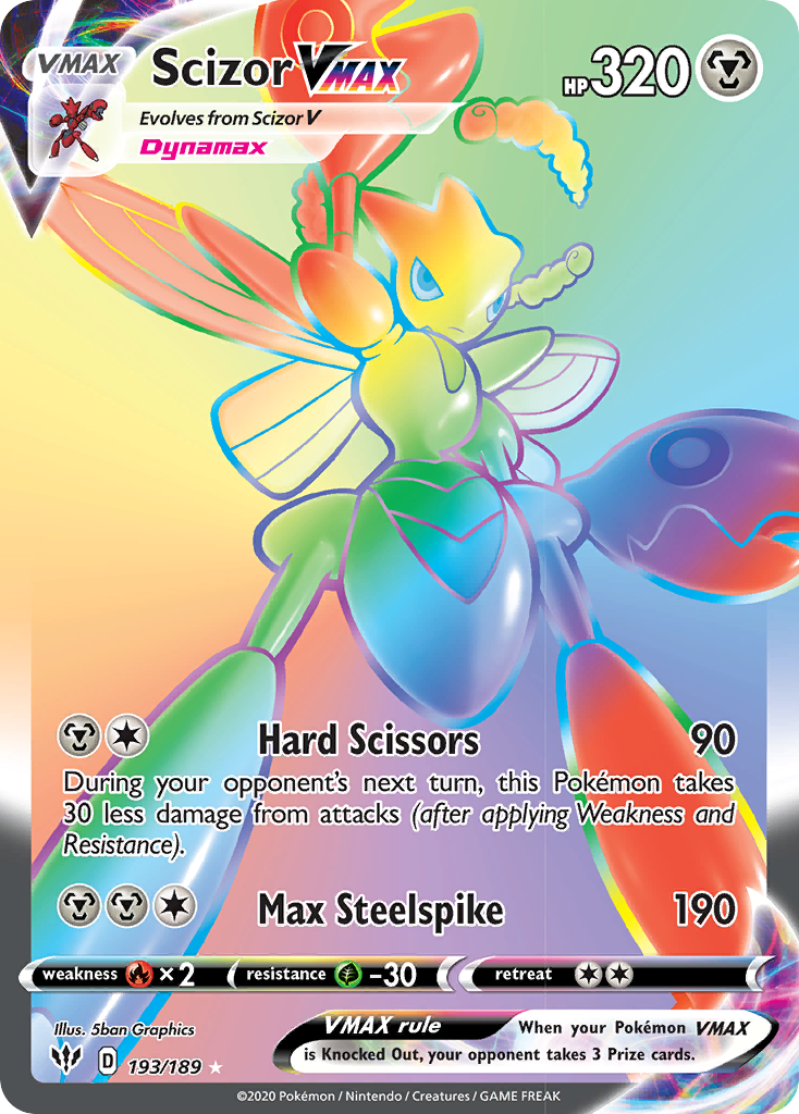 Scizor VMAX (193/189) [Sword & Shield: Darkness Ablaze] | Mega City Incorporated