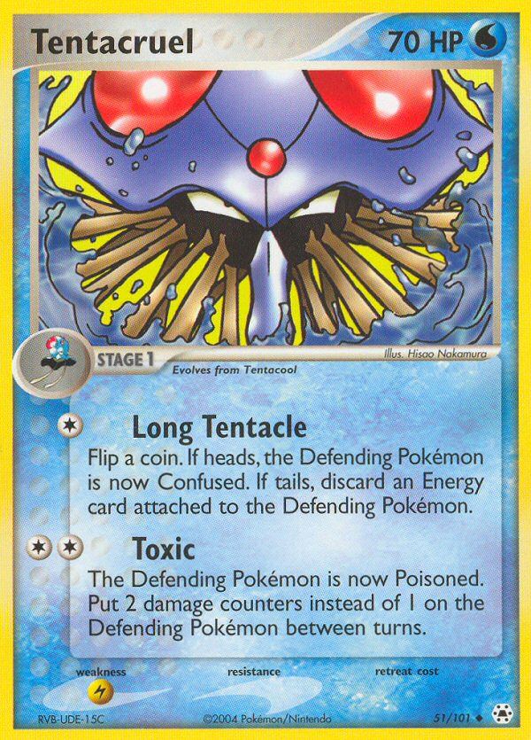 Tentacruel (51/101) [EX: Hidden Legends] | Mega City Incorporated