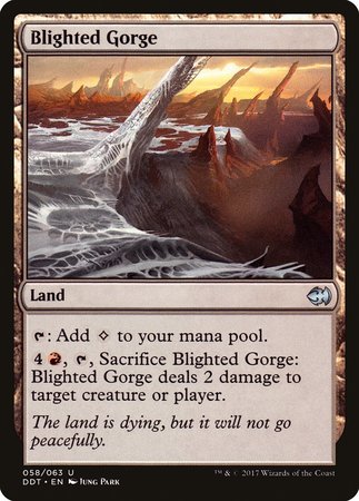 Blighted Gorge [Duel Decks: Merfolk vs. Goblins] | Mega City Incorporated