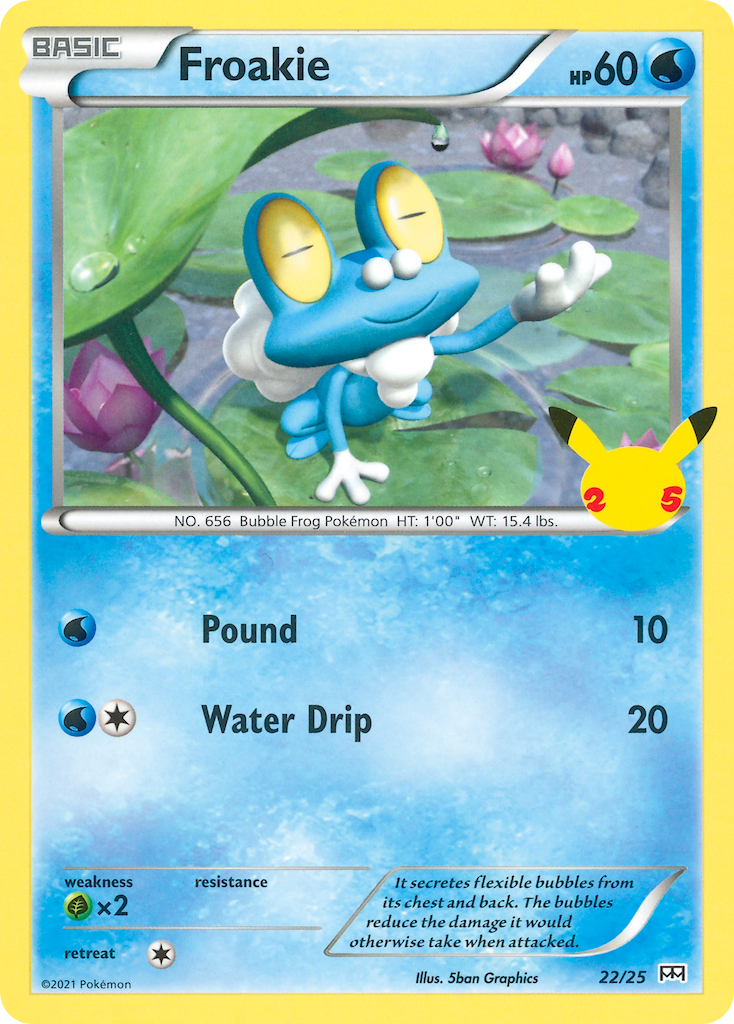 Froakie (22/25) [McDonald's 25th Anniversary] | Mega City Incorporated