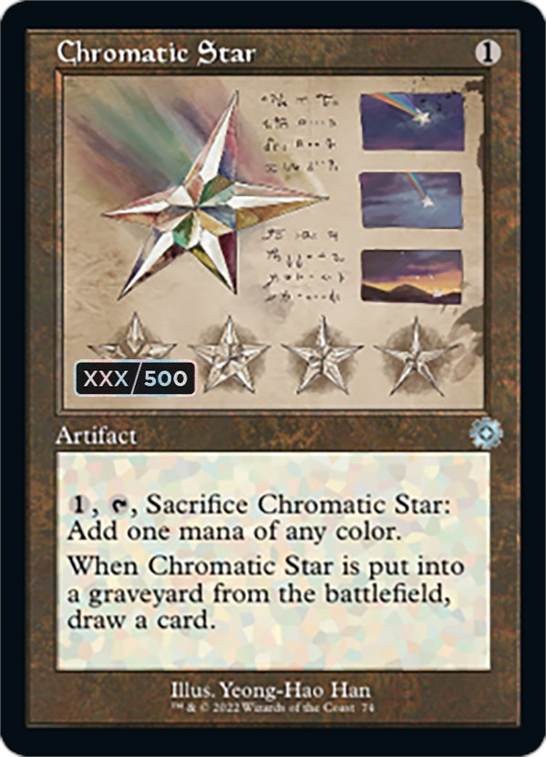 Chromatic Star (Retro Schematic) (Serial Numbered) [The Brothers' War Retro Artifacts] | Mega City Incorporated