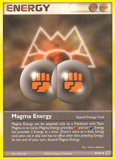 Magma Energy (87/95) [EX: Team Magma vs Team Aqua] | Mega City Incorporated