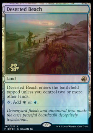 Deserted Beach [Innistrad: Midnight Hunt Prerelease Promos] | Mega City Incorporated