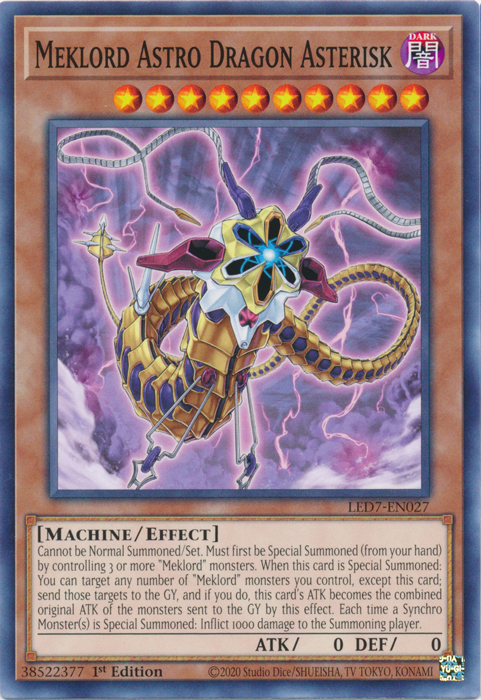 Meklord Astro Dragon Asterisk [LED7-EN027] Common | Mega City Incorporated