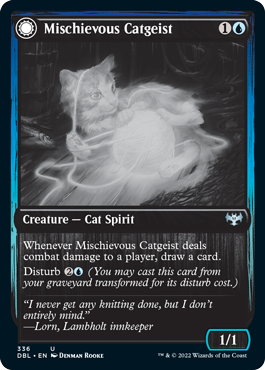 Mischievous Catgeist // Catlike Curiosity [Innistrad: Double Feature] | Mega City Incorporated