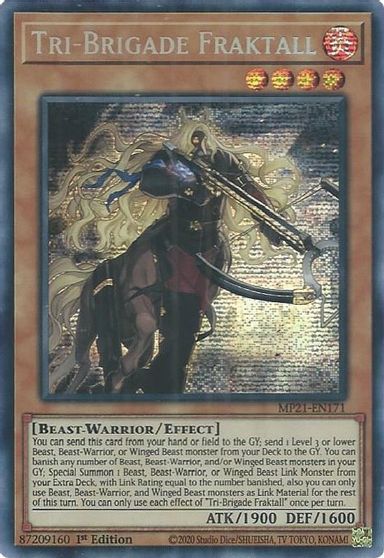 Tri-Brigade Fraktall [MP21-EN171] Prismatic Secret Rare | Mega City Incorporated