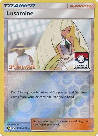 Lusamine (153a/156) (League Challenge Alt Art 3rd Place) [Sun & Moon: Ultra Prism] | Mega City Incorporated