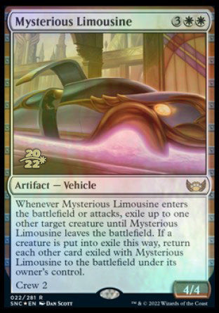 Mysterious Limousine [Streets of New Capenna Prerelease Promos] | Mega City Incorporated