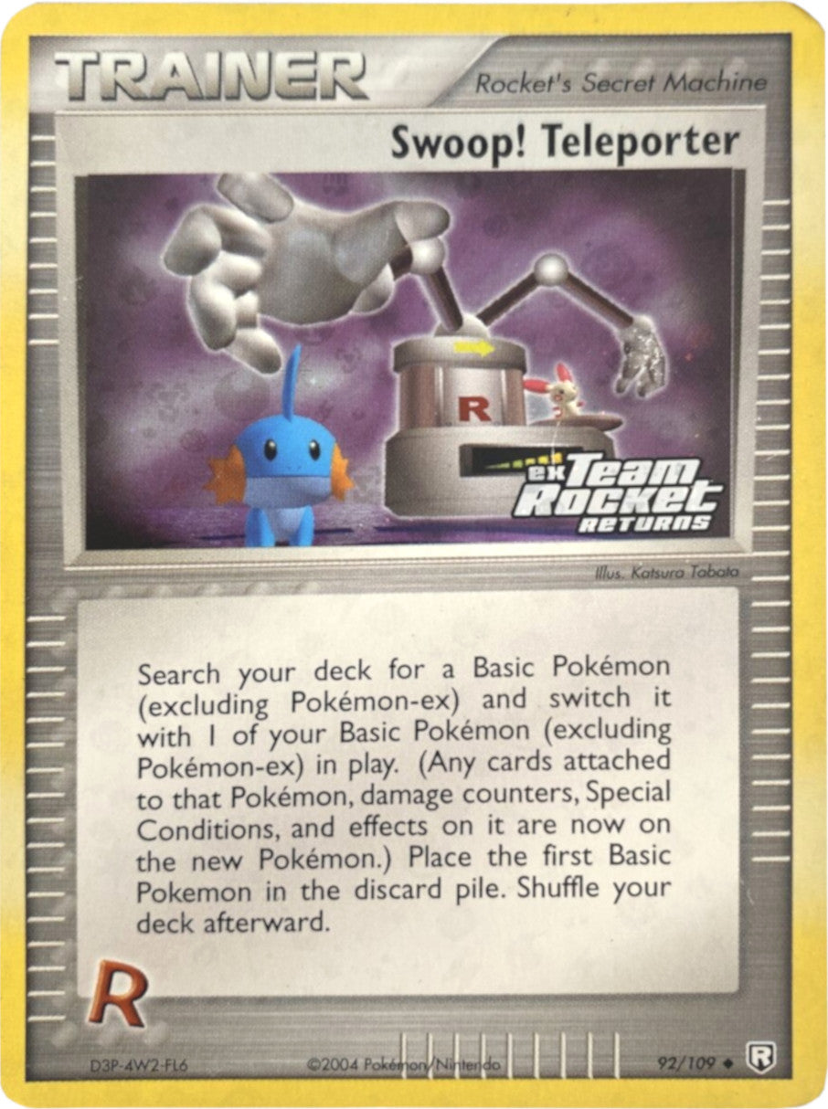 Swoop! Teleporter (92/109) (Stamped) [EX: Team Rocket Returns] | Mega City Incorporated