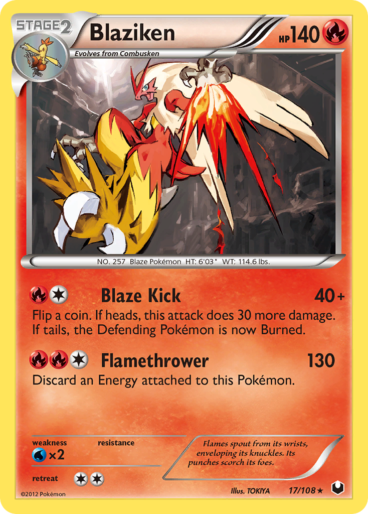 Blaziken (17/108) [Black & White: Dark Explorers] | Mega City Incorporated