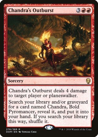 Chandra's Outburst [Dominaria] | Mega City Incorporated