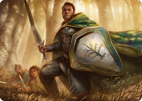 Boromir, Warden of the Tower Art Card [The Lord of the Rings: Tales of Middle-earth Art Series] | Mega City Incorporated