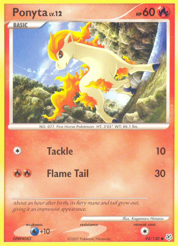 Ponyta (94/130) [Diamond & Pearl: Base Set] | Mega City Incorporated