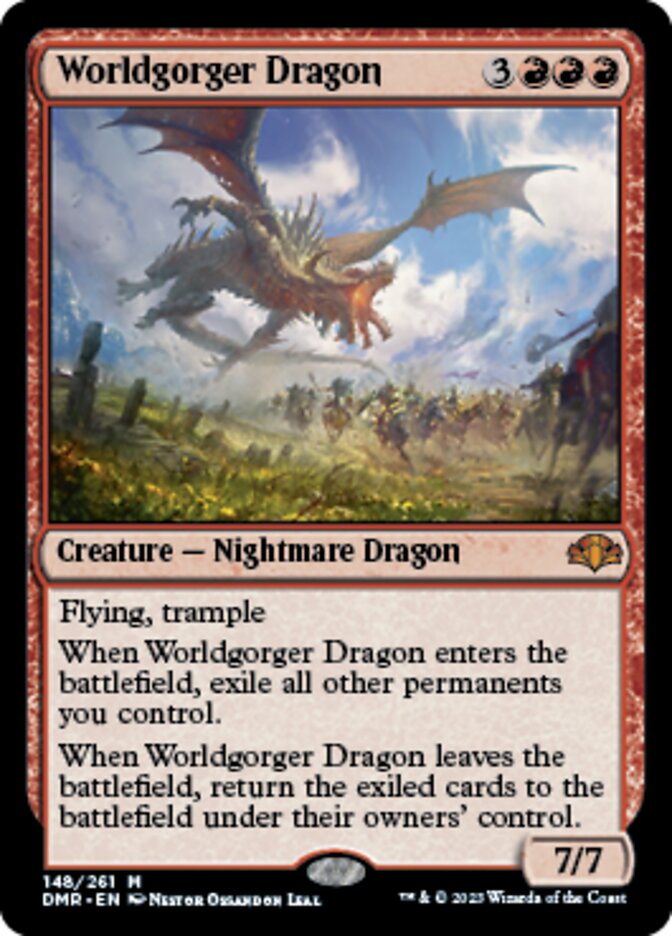 Worldgorger Dragon [Dominaria Remastered] | Mega City Incorporated