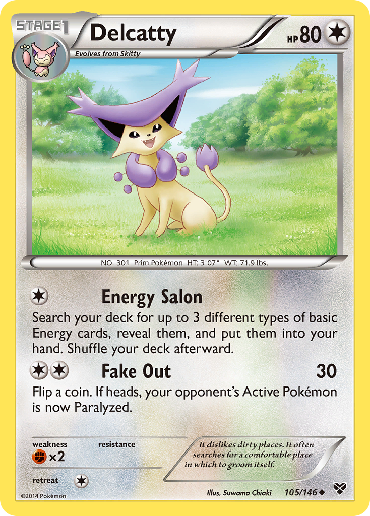 Delcatty (105/146) [XY: Base Set] | Mega City Incorporated