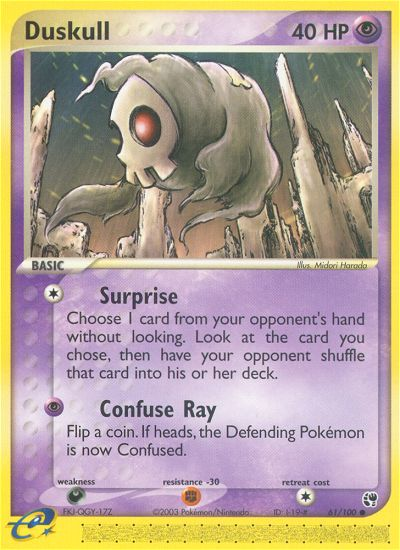 Duskull (61/100) [EX: Sandstorm] | Mega City Incorporated