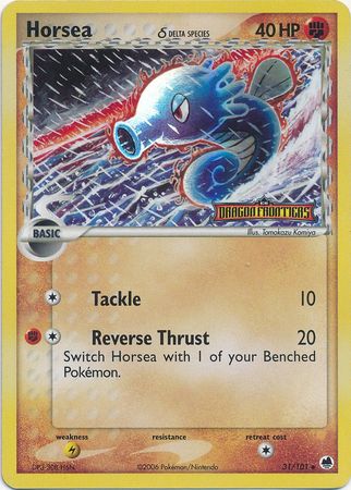 Horsea (31/101) (Delta Species) (Stamped) [EX: Dragon Frontiers] | Mega City Incorporated