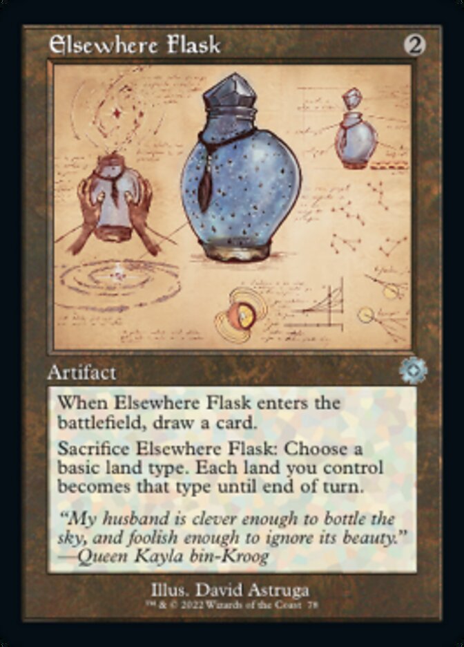 Elsewhere Flask (Retro Schematic) [The Brothers' War Retro Artifacts] | Mega City Incorporated