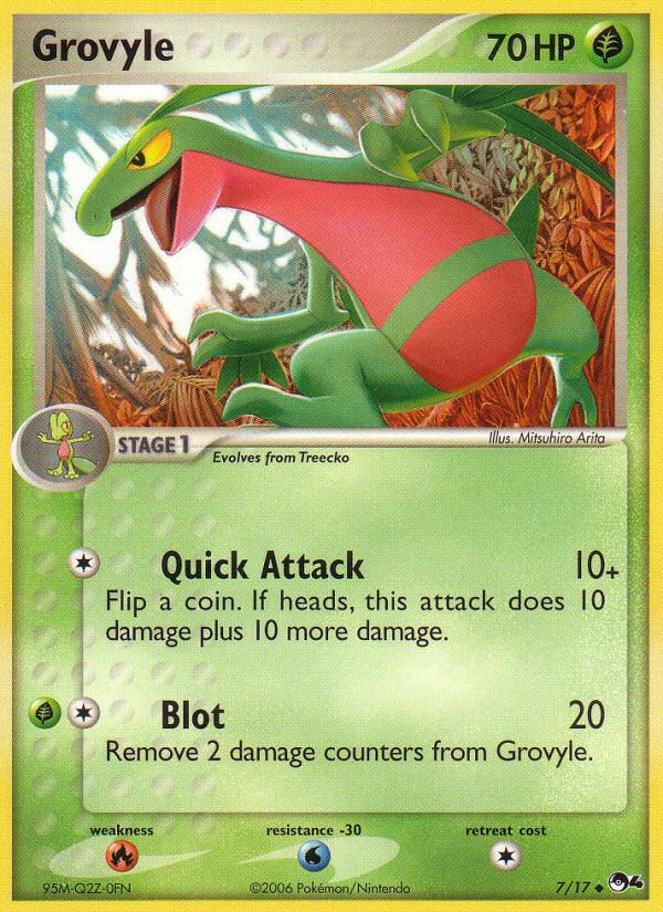 Grovyle (7/17) [POP Series 4] | Mega City Incorporated