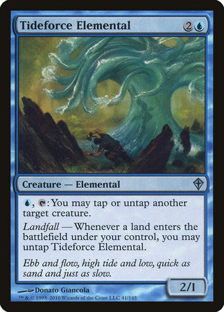 Tideforce Elemental [Worldwake] | Mega City Incorporated