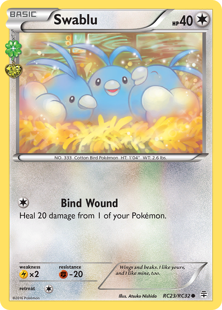 Swablu (RC23/RC32) [XY: Generations] | Mega City Incorporated