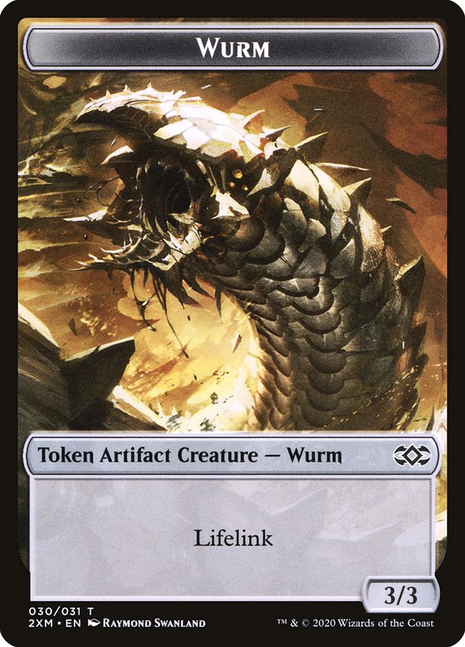 Wurm (030/031) [Double Masters Tokens] | Mega City Incorporated