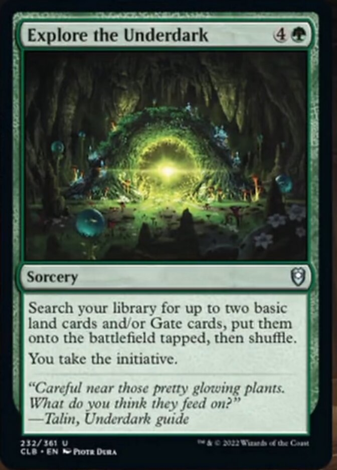 Explore the Underdark [Commander Legends: Battle for Baldur's Gate] | Mega City Incorporated