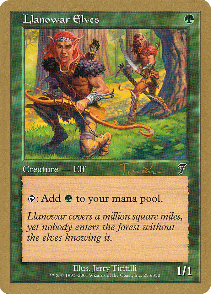 Llanowar Elves (Jan Tomcani) [World Championship Decks 2001] | Mega City Incorporated