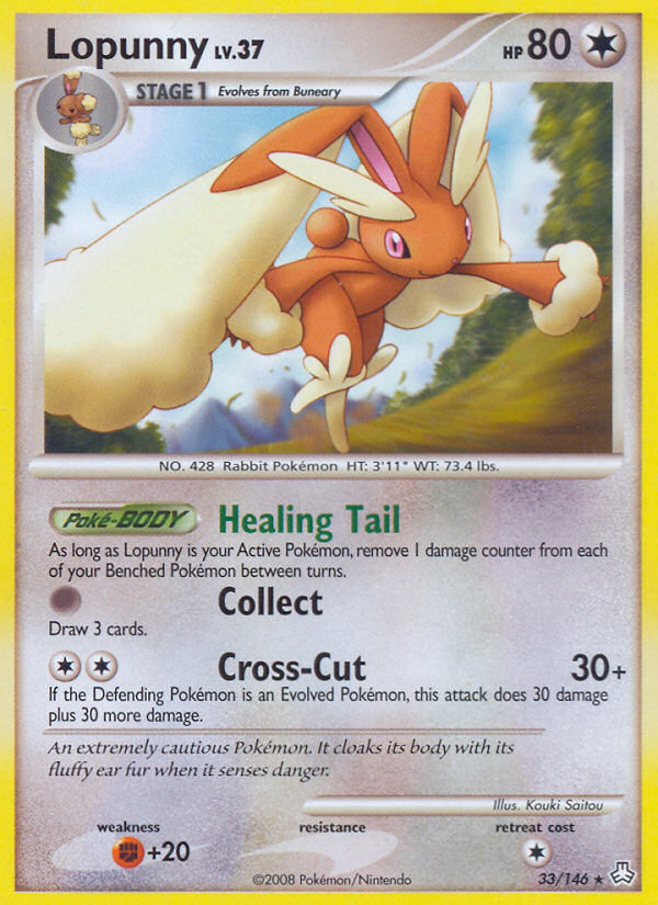 Lopunny (33/146) [Diamond & Pearl: Legends Awakened] | Mega City Incorporated