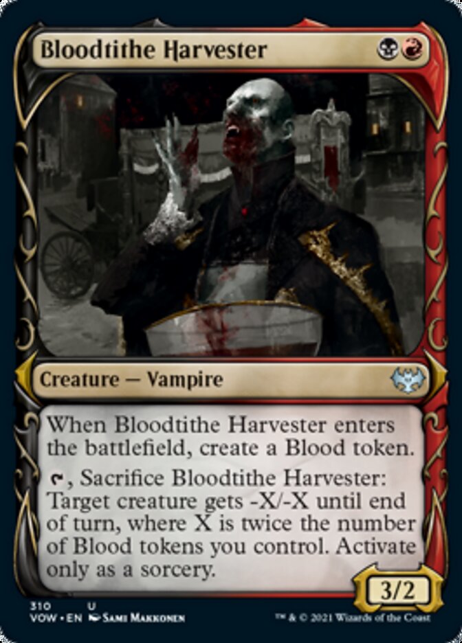 Bloodtithe Harvester (Showcase Fang Frame) [Innistrad: Crimson Vow] | Mega City Incorporated